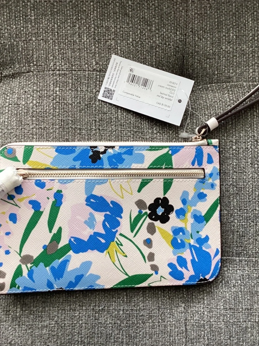 Kate Spade New York cameron festival floral leather wristlet